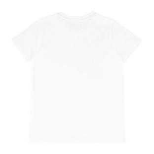 T-shirt Blanc Garçon Guess Groovy vue 2