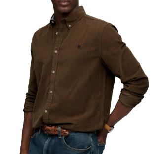 Chemise Marron Homme Superdry Classic vue 0