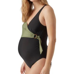 Maillot de bain Vert/Noir Femme Mamalicious 20017625 pas cher