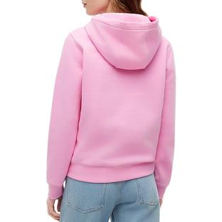 Sweat à Capuche Rose Vif Femme Tommy Hilfiger Flag vue 0