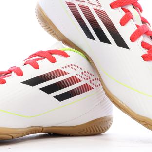 Chaussures de football Blanc Garçon Adidas F50 Club vue 0