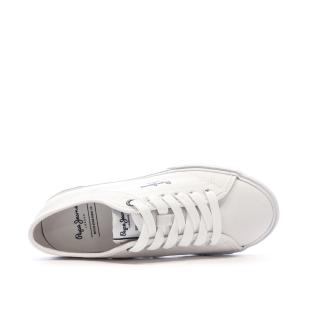 Baskets Blanches Femme Pepe jeans Kenton Road vue 4