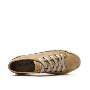 Baskets Taupe Femme Chattawak Summer vue 0