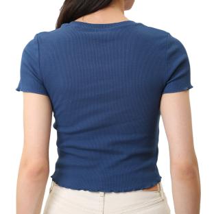 T-shirt Marine Femme Pepe Jeans Cara vue 0
