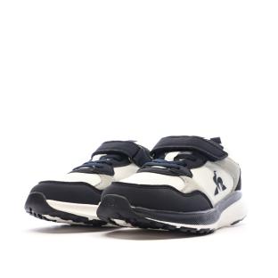 Baskets Marine/Blanc Garçon Le Coq Sportif R500 Ocean vue 6