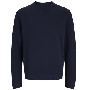 Pull Marine Homme Jack & Jones Stitch pas cher