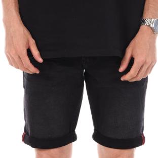 Short en jean Noir Homme Petrol Industries SHO002 pas cher