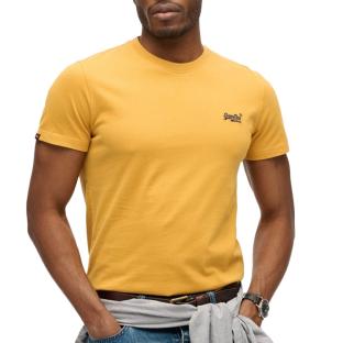 T-Shirt Jaune Homme Superdry Essentials pas cher