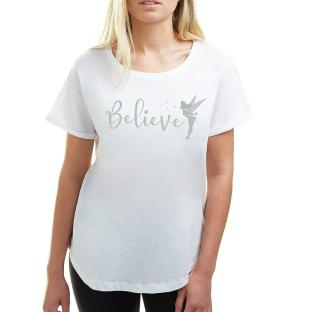 T-Shirt Blanc Femme Disney Believe In Fairies vue 0