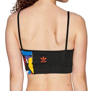 Brassière Noir Imprimé Femme Adidas vue 2