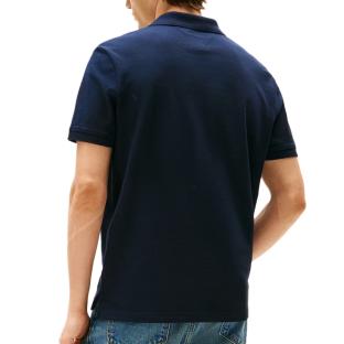 Polo Marine Homme Tommy Hilfiger Placket vue 0