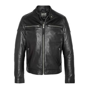 Blouson en cuir Noir Homme Schott Blouson LCLEO pas cher