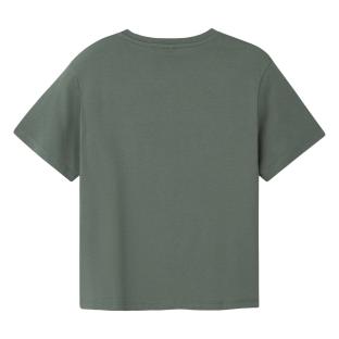 T-shirt Kaki Garçon Name it Rolem vue 2