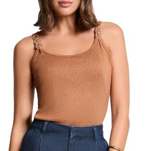 Débardeur Marron Femme Morgan Fil vue 0