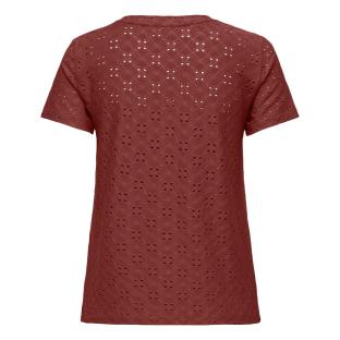 T-shirt Rouge Femme JDY Cathinka vue 2