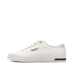 Baskets Blanches Femme Pepe jeans Kenton Road pas cher