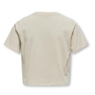 T-Shirt Beige Fille Kids ONLY Silvina vue 2