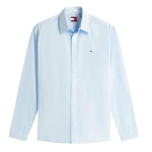 Chemise Bleu Clair Homme Tommy Hilfiger Poplin vue 0