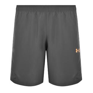 Camiseta corta gris/naranja para hombre Under Armour Tech Utility ver 0
