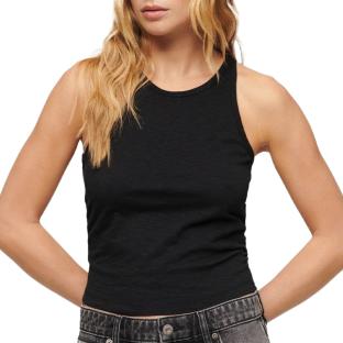 Débardeur Noir Femme Superdry Superdry Ruched pas cher