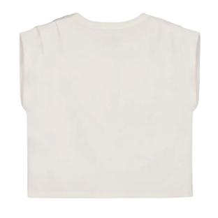 T-Shirt Blanc/Bleu Fille Teddy Smith Doli vue 0