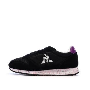 Baskets Noires Femme Le Coq Sportif Alpha pas cher