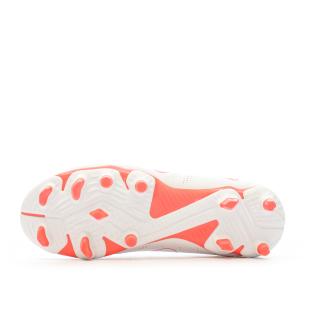Chaussures de foot Blanc/Rose Enfant Puma Future Play FG vue 5