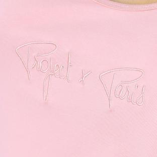 T-shirt Rose Femme Project X Paris Basic Broderie F221114 vue 3