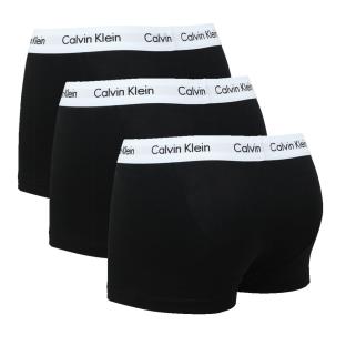 x3 Boxers Noirs Homme Calvin Klein Rise vue 2