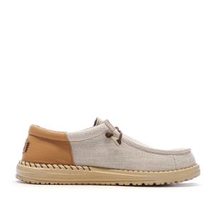 Chaussures Marron Homme Hey Dude Wally Funk Nylon Craft vue 2