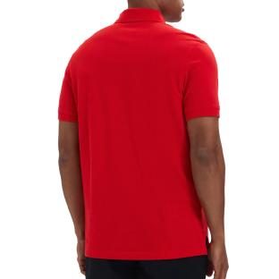 Polo Rouge Homme Tommy Hilfiger Regular vue 0