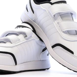 Baskets Blanches/Noires Garçon Adidas Vs Switch vue 0