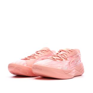 Baskets De Basketball Rose Homme Puma All pro Nitro vue 6
