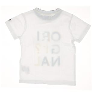 T-shirt Blanc Garçon EOM Dixsou vue 2