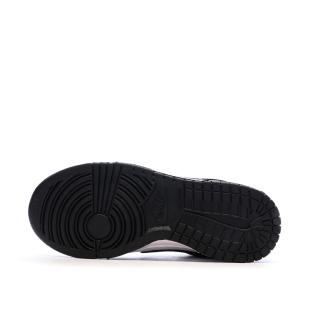Baskets Noir/Blanc Mixte Nike Dunk Low Panda vue 5