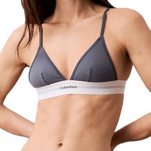 Soutien-Gorge Bleu/Gris Femme Calvin Klein Jeans Unlined Triangle pas cher