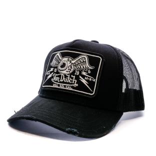 Casquette Noire Homme Von Dutch TRUCK pas cher