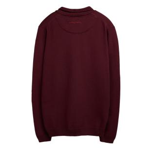 Pull 1/4 Zip Bordeaux Homme Teddy Smith Marty 2 vue 2