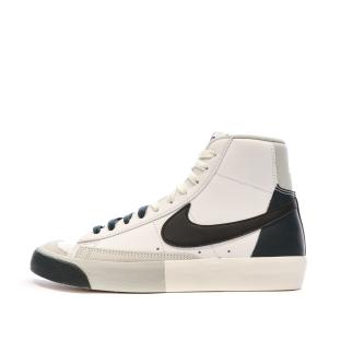 Baskets Blanches/Bleu Garçon Nike Blazer Mid '77 pas cher