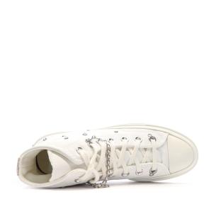 Baskets Blanches Femme Converse Chuck 70 A10304C vue 5