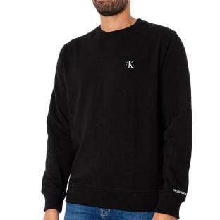 Sweat Noir Homme Calvin Klein Jeans Essential Bright pas cher