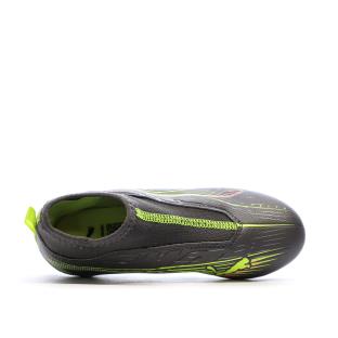 Chaussures de football Grises/Jaunes Garçon Puma Ultra 5 vue 0