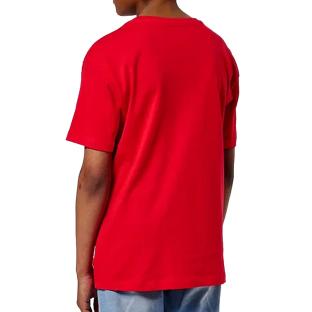 T-Shirt Rouge Garçon Kaporal Olla vue 0