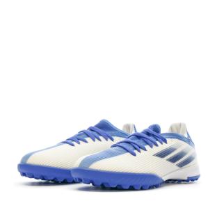 Chaussures de Futsal Bleu/Blanc Garçon Adidas X Speedflow.3 Tf J vue 6