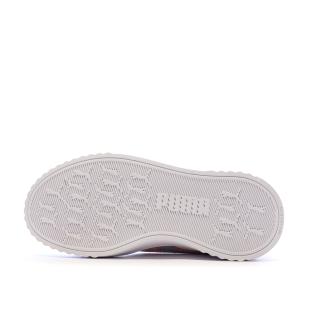 Baskets Blanches/Rose/Bleu Fille Puma Carina 3.0 vue 5