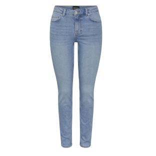 Jean Slim Bleu Femme Pieces Nunnas pas cher