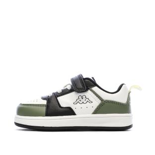 Baskets Blanc/Vert Garçon Kappa Logo Shay 1.0 vue 0