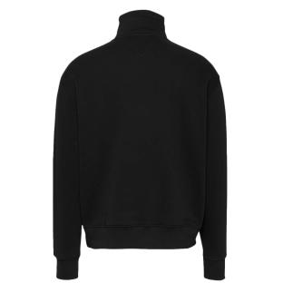 Sweat 1/4 Zip Noir Homme Tommy Hilfiger Linear vue 2