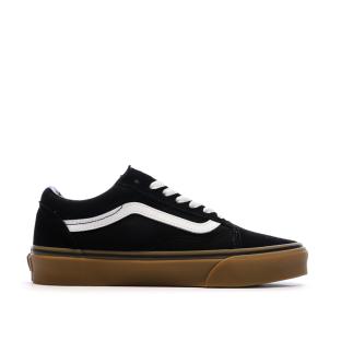 Baskets Noir/Marron Garçon Vans Old Skool vue 2