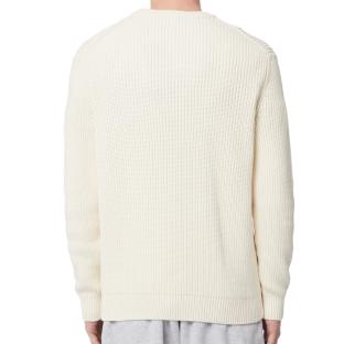 Pull Blanc Homme Lacoste Tricot AH0255 vue 0
